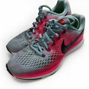 Nike Women's Air Zoom Pegasus 34 880560-406 Blue Running Shoes Sneakers Size 9.5